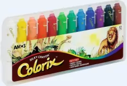 Kredki artystyczne 12 kolorów AMOS