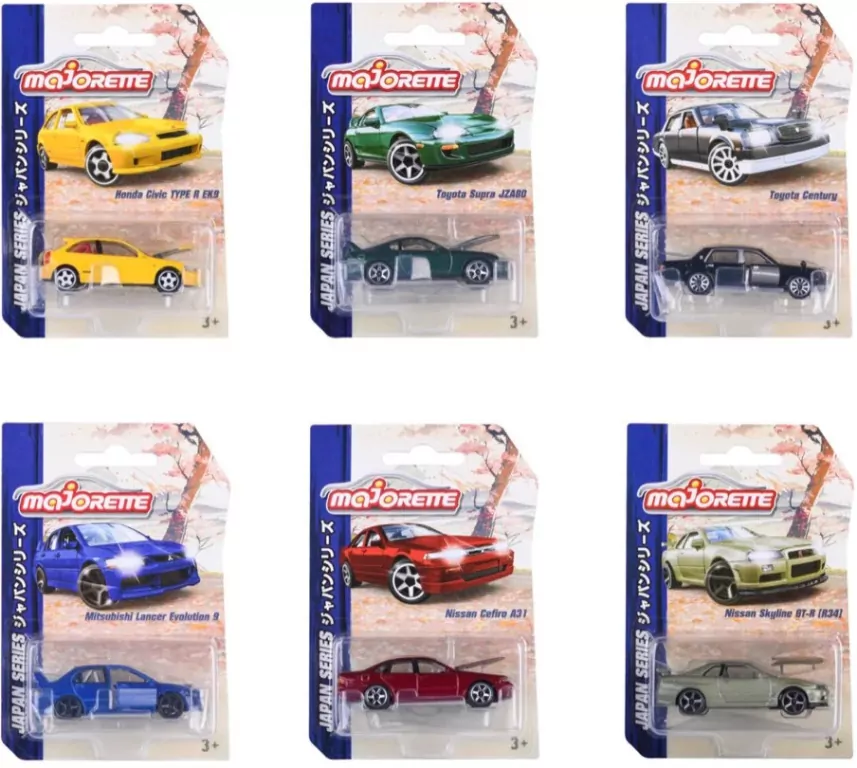 Majorette Japan Premium, 6 rodzajów - tantis.pl