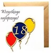 Karnet okolicznościowy. Urodziny. Naem