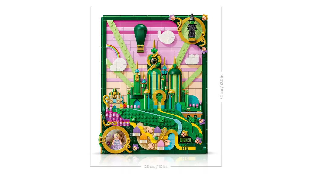 LEGO® Wicked. Obraz Emerald City 75685 - tantis.pl