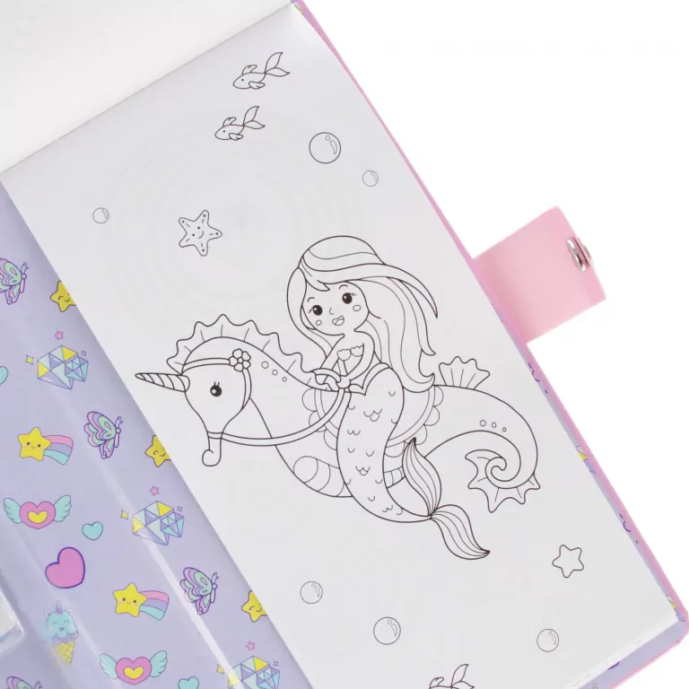 Zestaw kreatywny do kolorowania naklejki Unicorn - tantis.pl