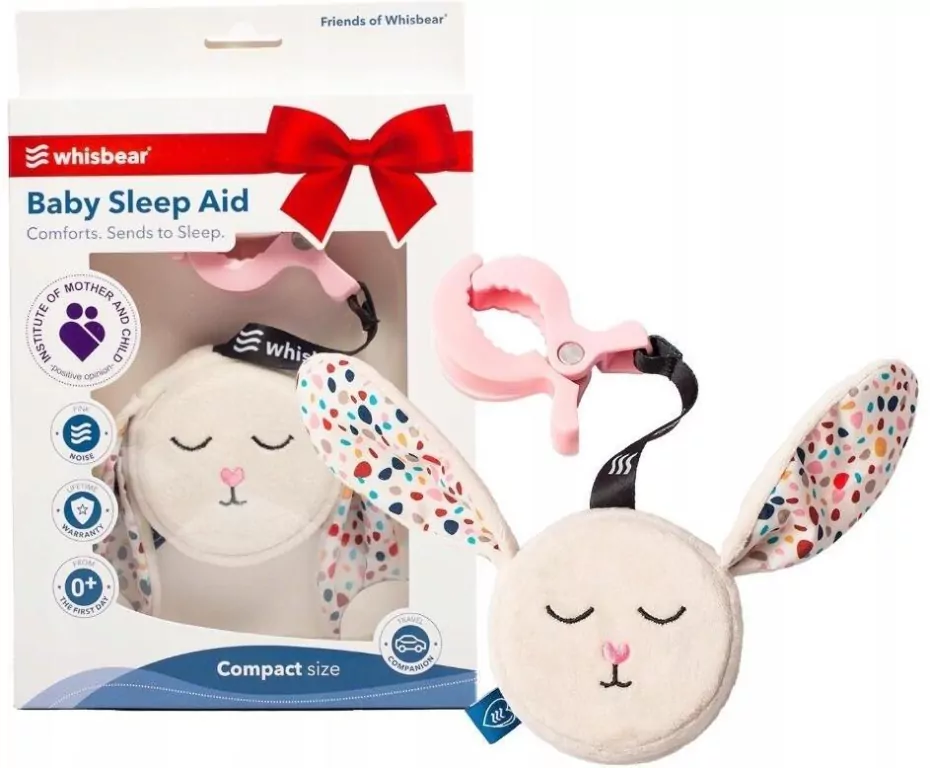 Szumiący Króliś Friends of Whisbear kremowy whisb100 - tantis.pl