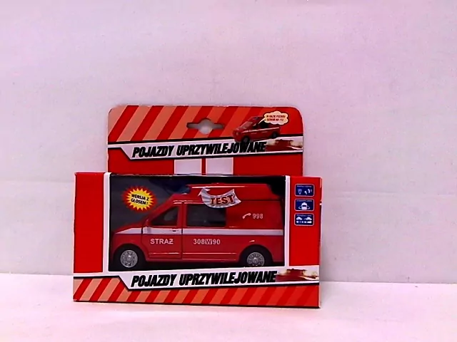 Auto Van. Straż pożarna z dźwiękiem 14cm - tantis.pl