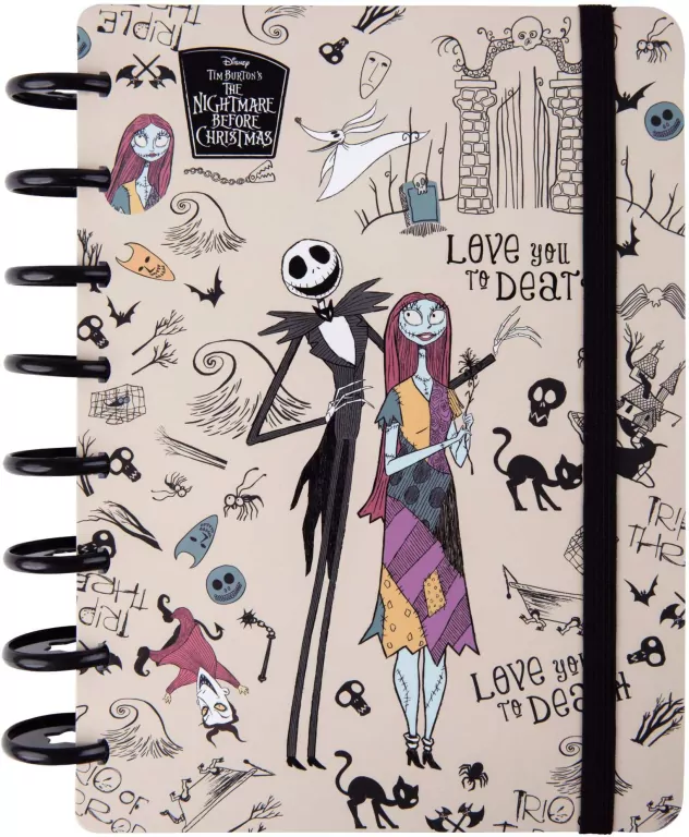 Planer A5 Disney Burton's Nightmare Big Ring 200k. wzór 3 - tantis.pl