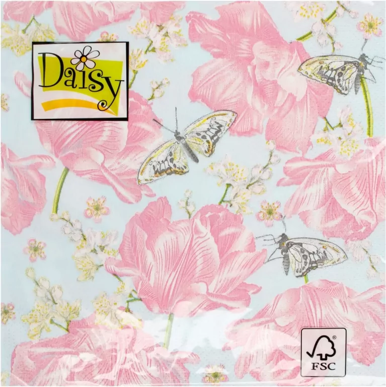 Serwetki 33x33 cm Daisy Wiosenne op. 20 szt - tantis.pl