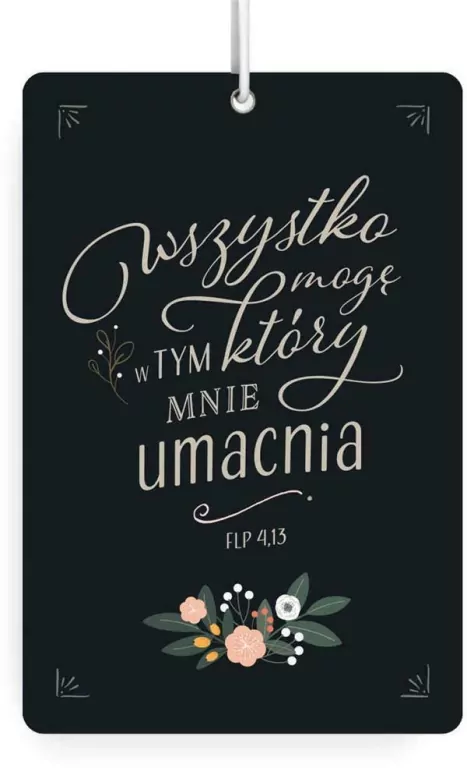 Zawieszka zapachowa - Wszystko mogę - tantis.pl