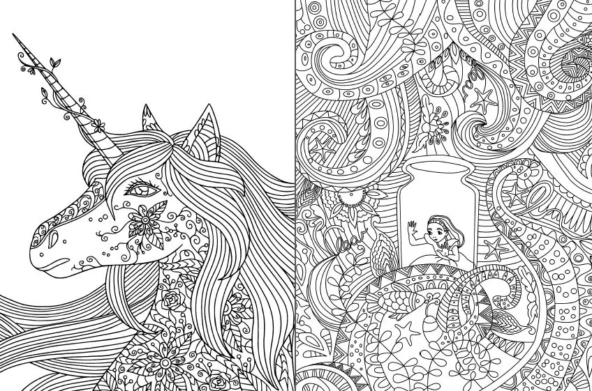 Розмальовка-антистрес.Магічне натхнення - tantis.pl