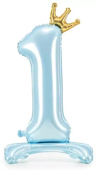 Balon foliowy 1 błękitny - tantis.pl