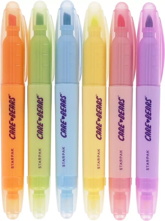 Zakreślacze wymazywalne. Care Bears - tantis.pl