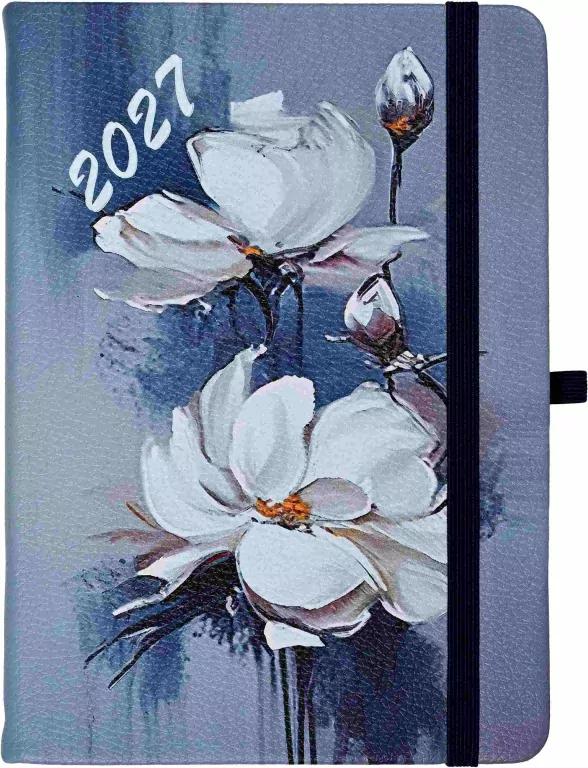 Kalendarz Jazz 2027 B6 dzienny magnolia - tantis.pl