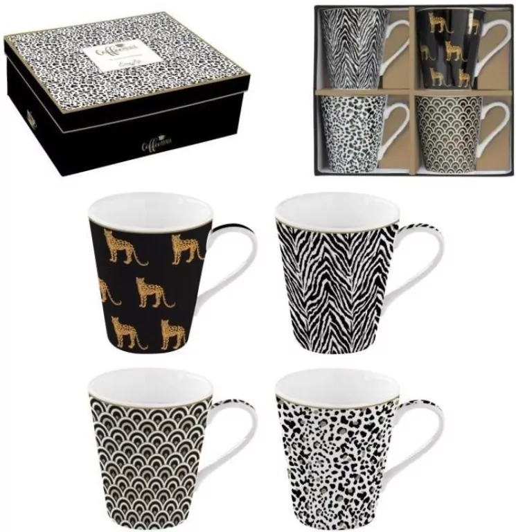 Kubki porcelanowe sawanna 300ml - tantis.pl