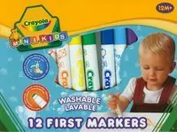 Flamastry zmywalne. Mini Kids 12 szt - tantis.pl