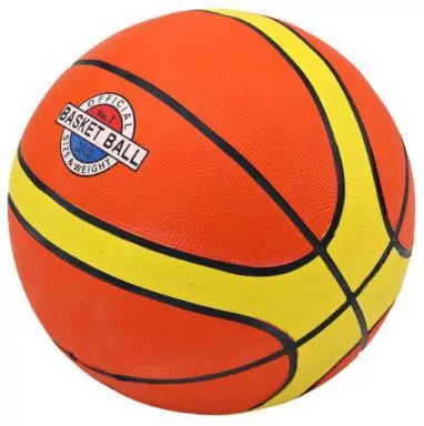 Piłka do koszykówki pomarańcz. żółta 7-9 rozm7 - tantis.pl