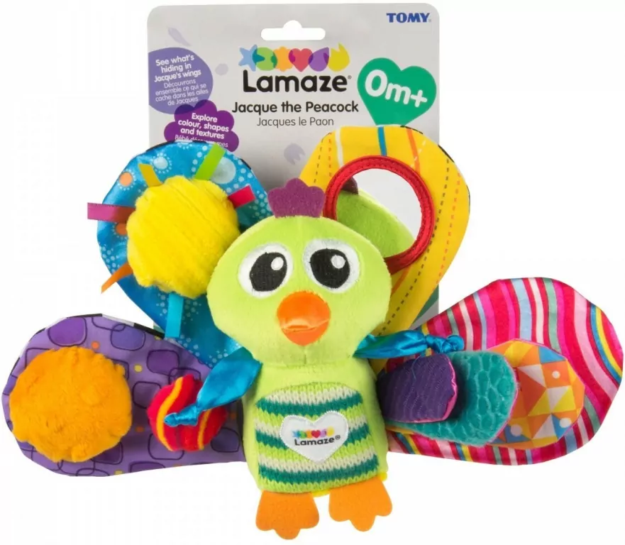 Lamaze. Zawieszka pluszowa. Paw - tantis.pl