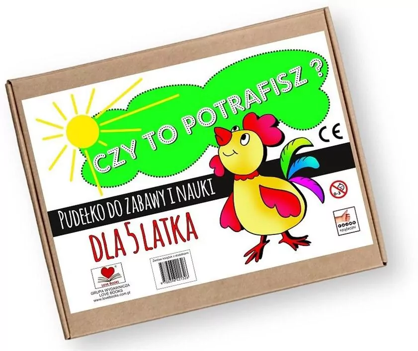 Czy to potrafisz? Pudełko do zabawy i nauki dla 5 latka - tantis.pl
