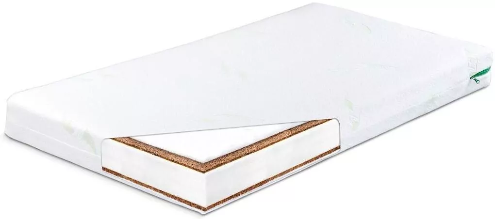 Materac kokos-pianka-kokos Luxe aloe vera 120x60cm - tantis.pl
