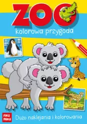 Zoo kolorowa przygoda z naklejkami