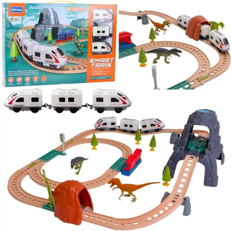 Pociąg elektryczny Park Dinozaurów 76cm - tantis.pl