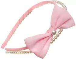 Zestaw dwóch opasek - kokardka i perełki