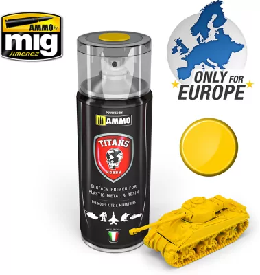 Ammo: Titans Matt Primer - Imperial Yellow