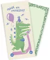 Koperta upominkowa z kartką Krokodyl Urodziny - tantis.pl