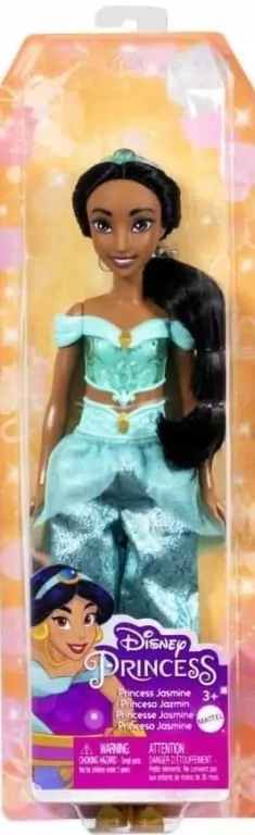 Mattel. Disney Princess. Lalka Dżasmina podstawowa HLW12 - tantis.pl
