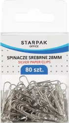 Spinacz metalowy srebrny