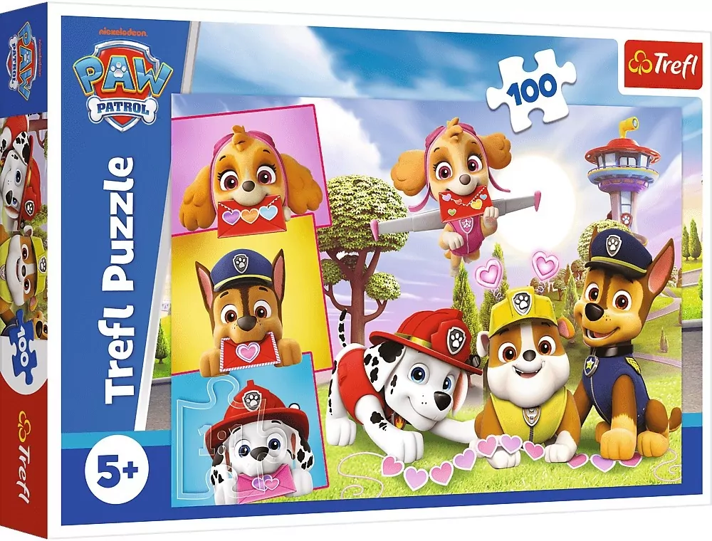 Puzzle 100 Dziewczyny Psi Patrol TREFL - tantis.pl