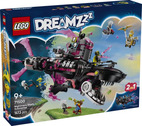 LEGO® DREAMzzz. Koszmarny Rekinokręt podwodny 71500 - tantis.pl