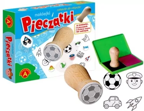Pieczątki i naklejki. Zabawka dla chłopców - tantis.pl