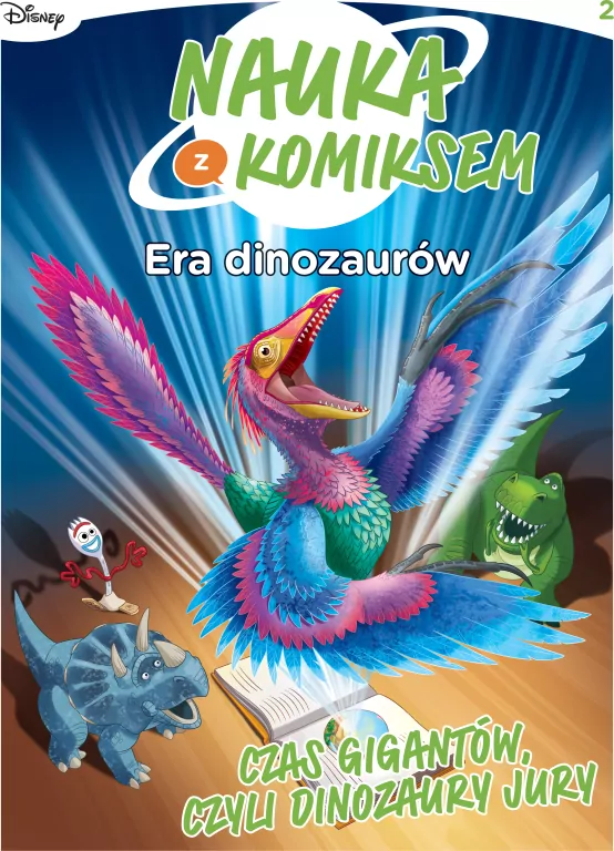 Czas gigantów, czyli dinozaury jury. Era dinozaurów. Nauka z komiksem. Tom 2 - tantis.pl