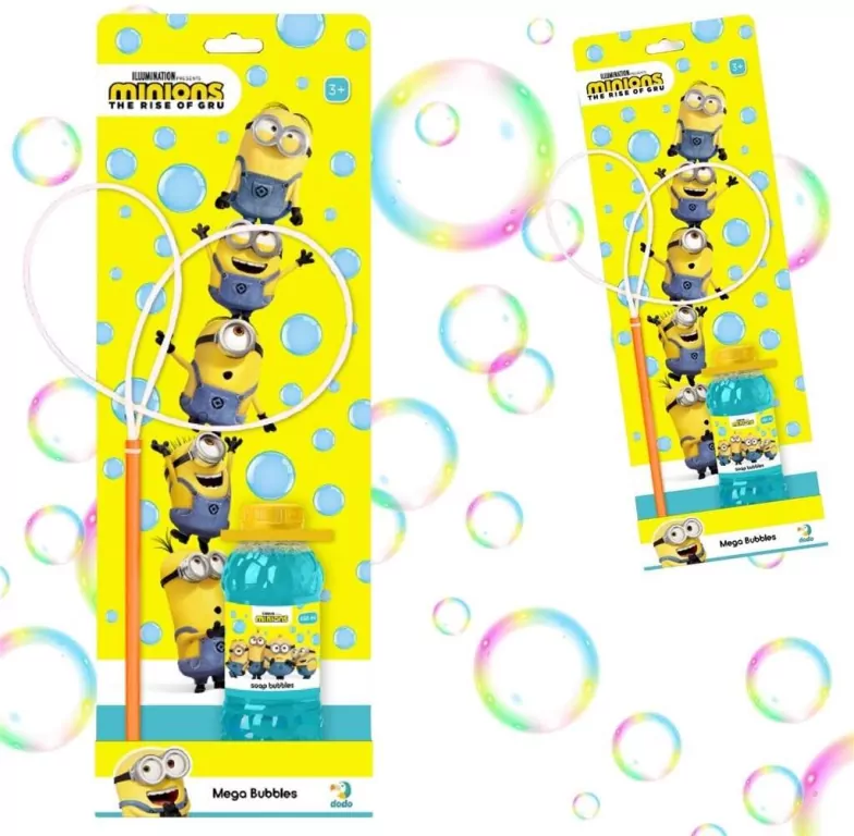 Mega bańki mydlane Minionki 450ml - tantis.pl