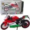 Motocykl metalowy ze światłem i dźwiękiem 1:12 - tantis.pl
