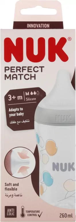 NUK BUTELKA PP 260ML SIL SM M BAWEL 10742026 1/6 - tantis.pl