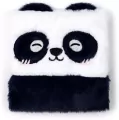 Puszysty pluszowy notatnik linie Panda - tantis.pl