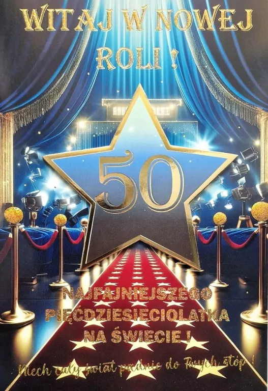 Karnet Urodziny 50 4K - tantis.pl