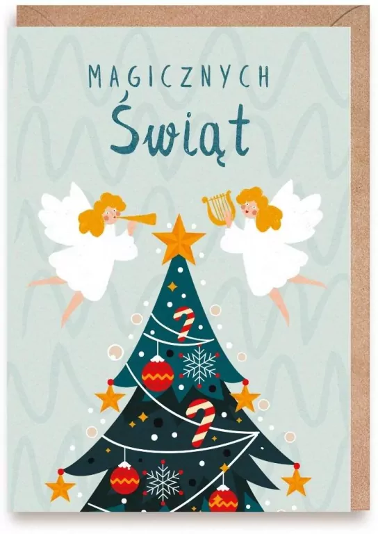 Kartka Bożonarodzeniowa Magicznych Świąt - tantis.pl