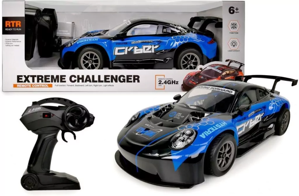 Auto zdalnie sterowane niebieskie 1:8 - tantis.pl