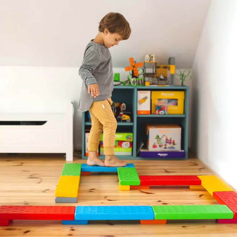 Klocki Budowlane Cegły Junior. Platformy Dydaktyczne - tantis.pl