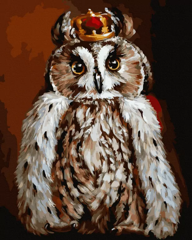 Malowanie po numerach. Sowa królewska - tantis.pl