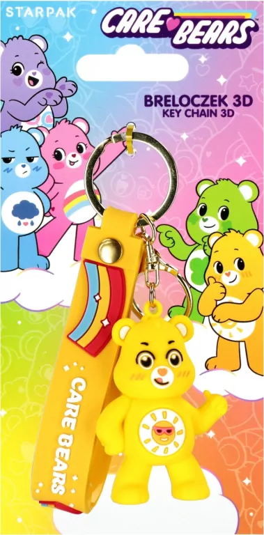 Breloczek Care Bears. Miś Słoneczne Serce - tantis.pl