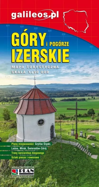 Góry i Pogórze Izerskie - mapa turystyczna - tantis.pl