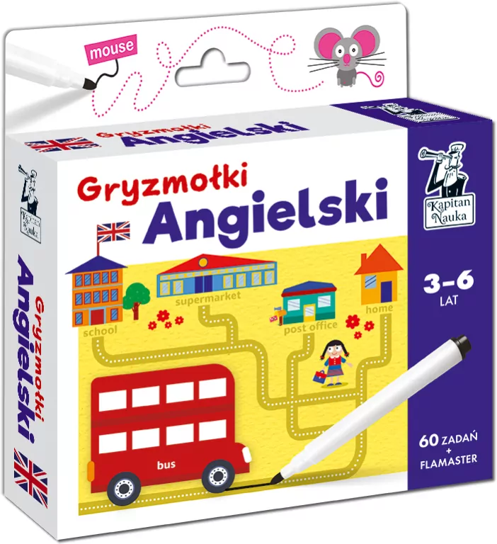 Gryzmołki. Angielski. Kapitan Nauka - tantis.pl