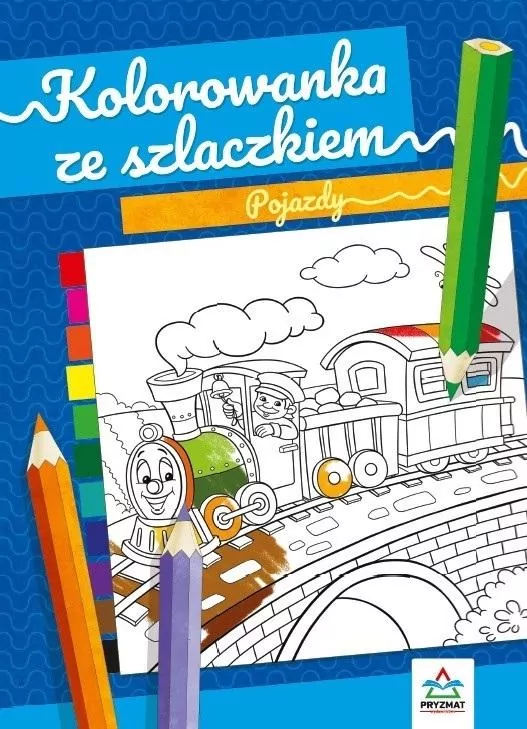 Kolorowanka ze szlaczkiem. Pojazdy - tantis.pl