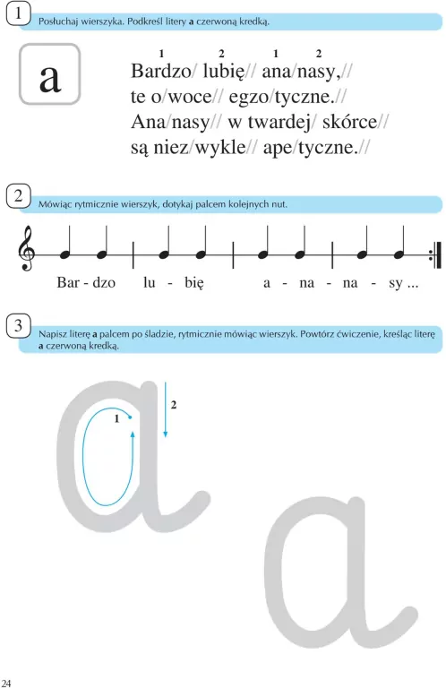 Od wierszyka do literki. Metoda dobrego startu. Część 1 - tantis.pl