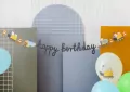 Girlanda Happy birthday. Pojazdy budowlane 2m - tantis.pl