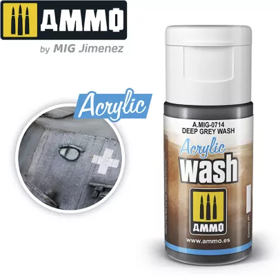 Ammo: Acrylic Wash - Deep Grey Wash