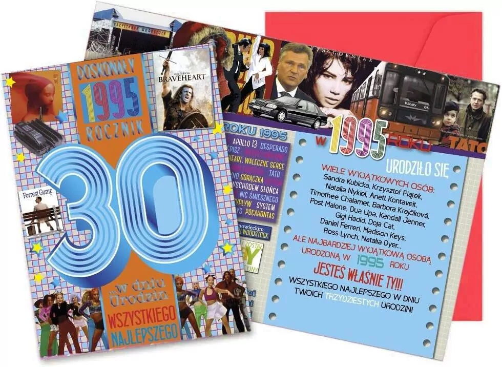 Karnet Urodziny 30 - tantis.pl