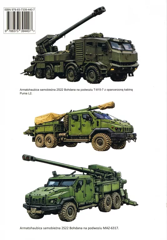 155 mm armatohaubica samobieżna 2S22 Bohdana - tantis.pl
