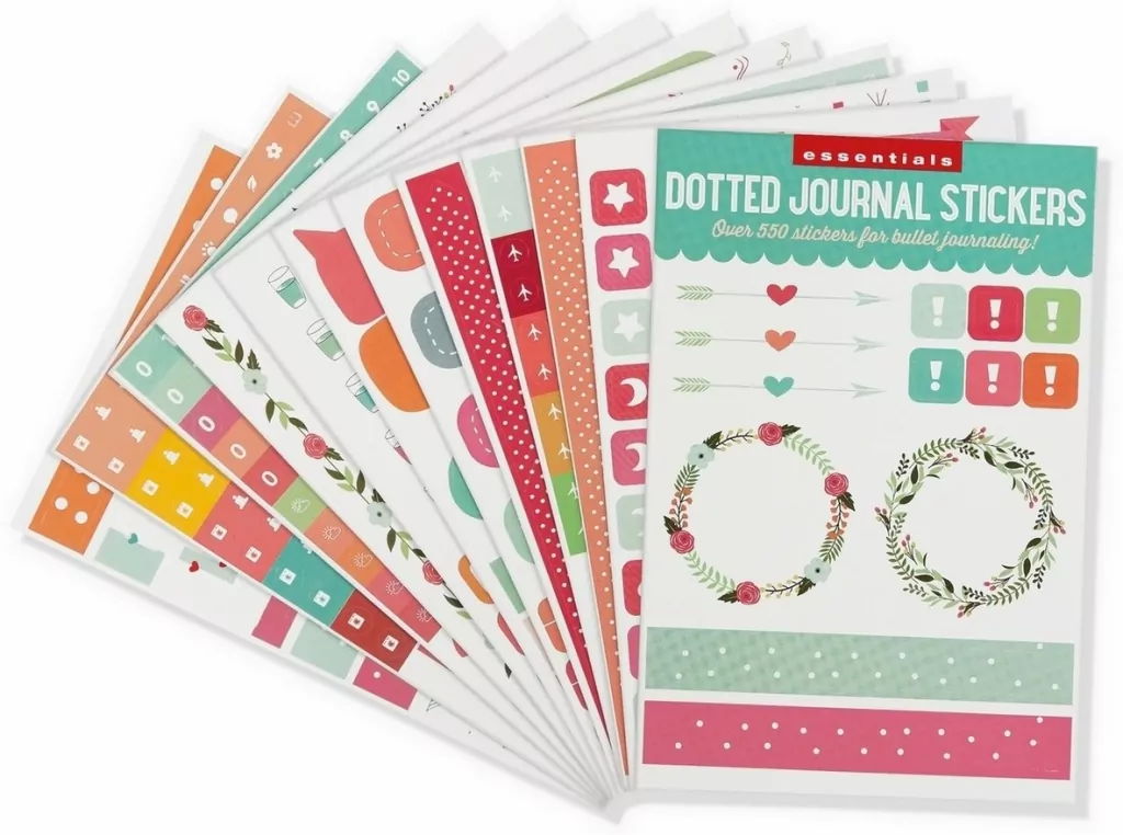 Naklejki do planera Bullet Journal 500szt - tantis.pl